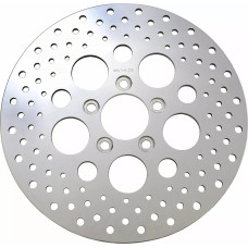 Polished Stainless Steel Drilled Brake Rotor