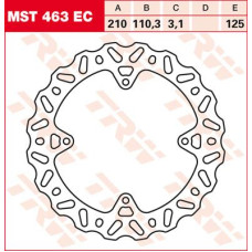 EC Cross Design Brake Rotor