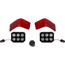 LED Tour-Pak Run/Brake Lights with Lenses